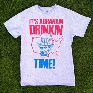 It's Abraham Drinkin Time! July 4th USA Shirt